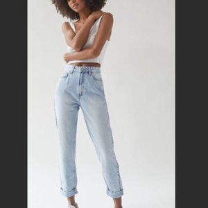BDG High-Waisted Mom Jean - Bleached Light Wash
